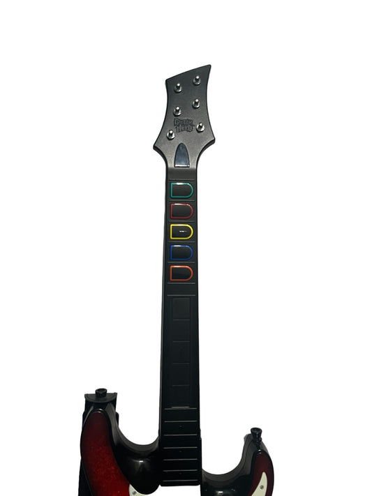 Guitar Hero Red White GH5 Controller Nintendo Wii Band Hero Activision