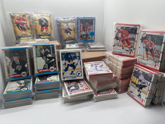1989-1990's Vintage and 2019-20 Hockey NHL Card Lot (1100 plus)