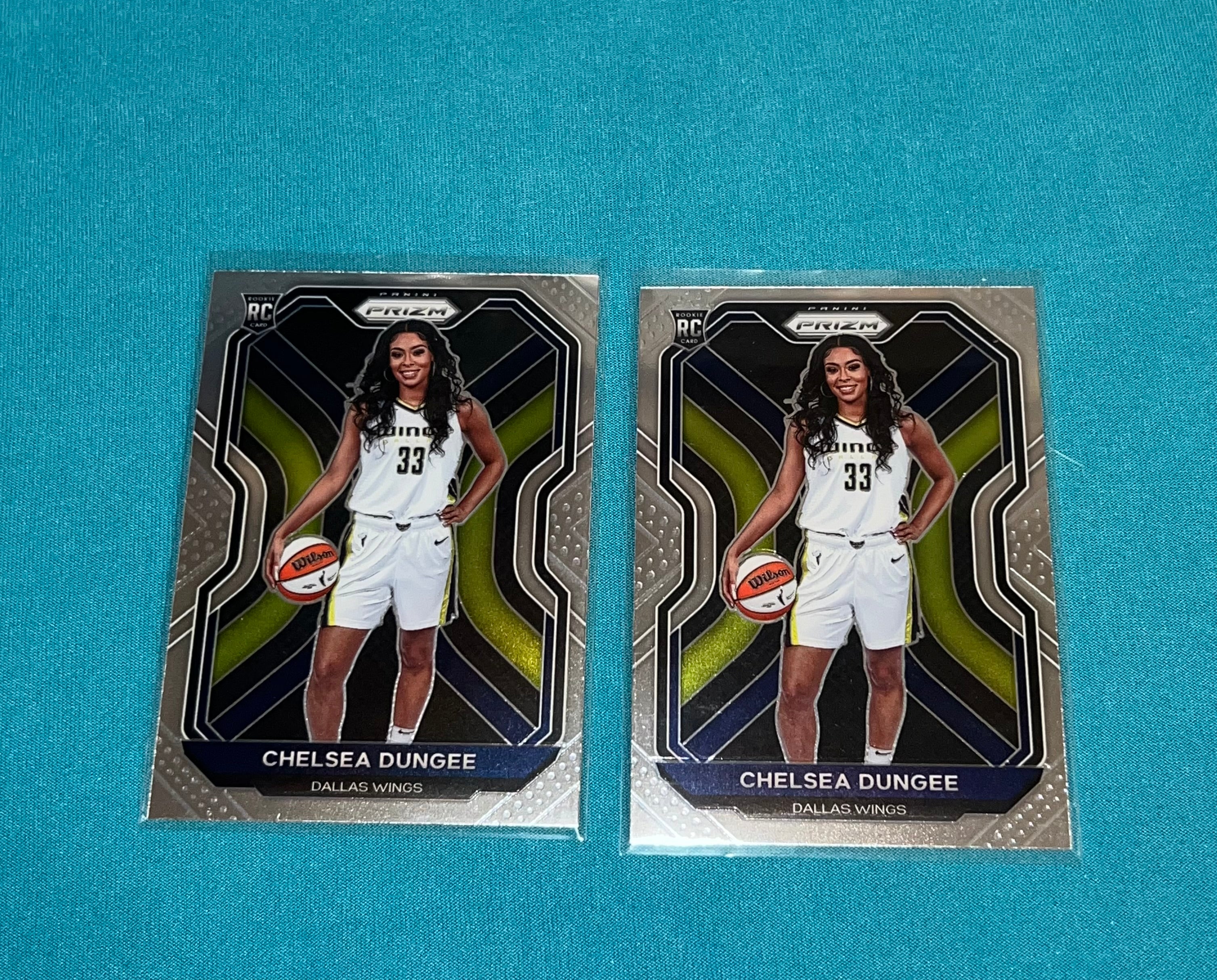 Chelsea Dungee RC #93 Panini Prizm Dallas Wings WNBA (2) – PapaTrinity