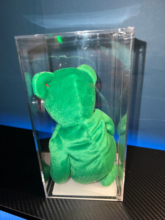 Erin The Bear Ty Beanie Baby Becky's True Blue Beans Authenticated 5th Swing 6th Tush