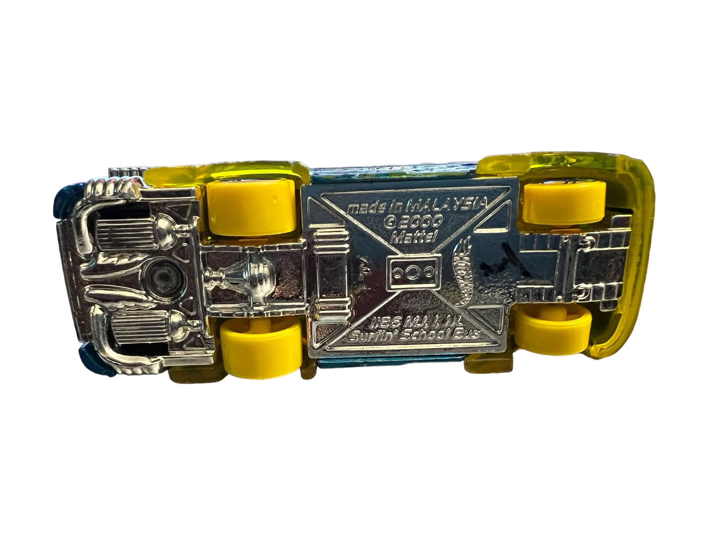 Hot Wheels 2000 Surfin' School Bus Rare Model 1186MJ, 1, NL, Malaysia Blue