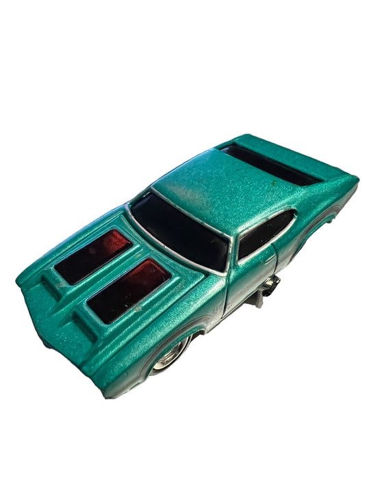 Muscle Machines '70 Oldsmobile 442 Teal 2002 Funline 1:64