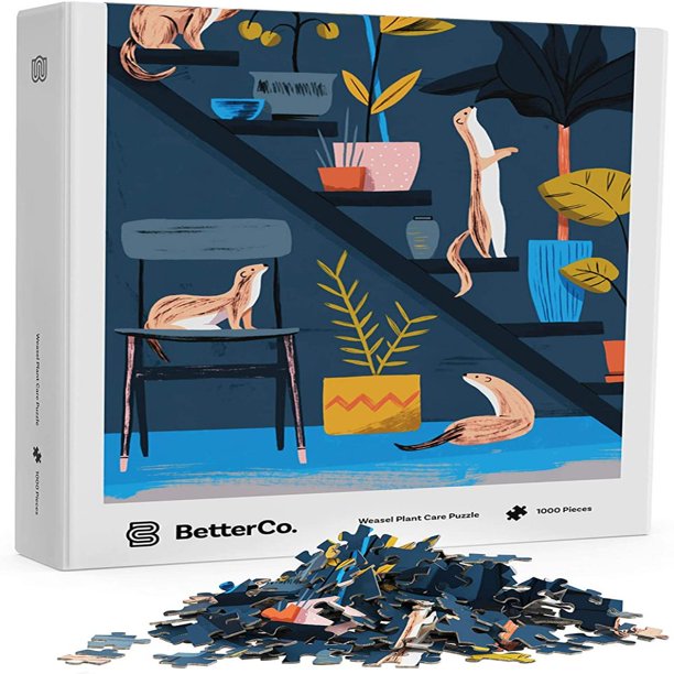 BetterCo Weasel Plant Care Jigsaw Puzzle 1000 Pieces