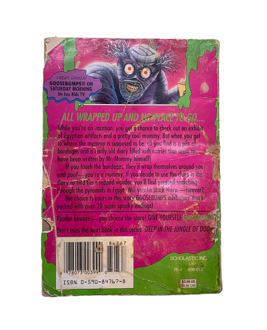 Goosebumps Diary of a Mad Mummy