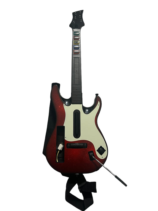 Guitar Hero Red White GH5 Controller Nintendo Wii Band Hero Activision