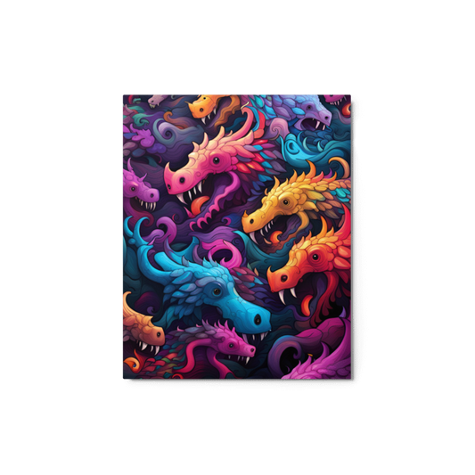 Dragon Symphony - Metal prints 8x10 in