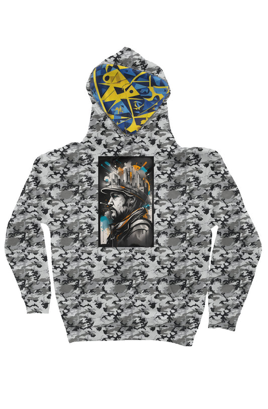 Camo Heavyweight Graphic Hoodie
