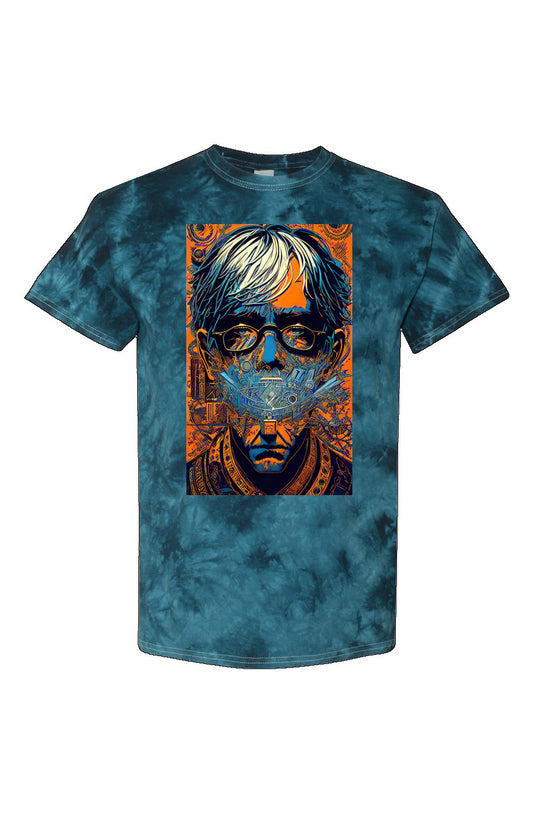 Navy Crystal Tie-Dye T-Shirt - The Professor