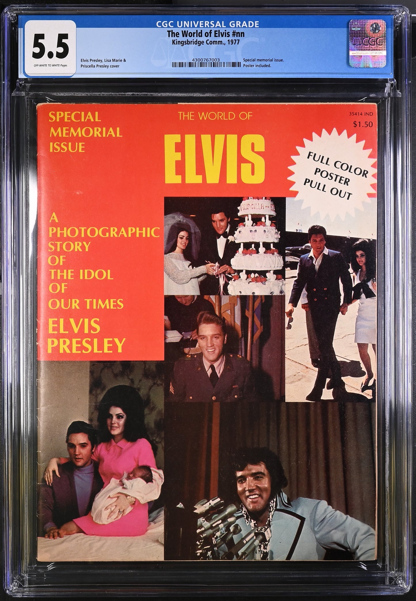 The World of Elvis & People Weekly CGC 5.5 & 3.5 Magazine 1977-78  Elvis Presley Collection