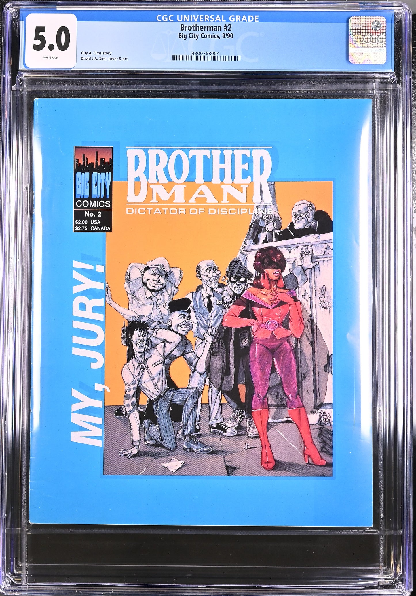 Brotherman CGC Comic Lot Big City Comics 1990-96 (6) Issue: #1, 2, 5, 8, 10 POP 1