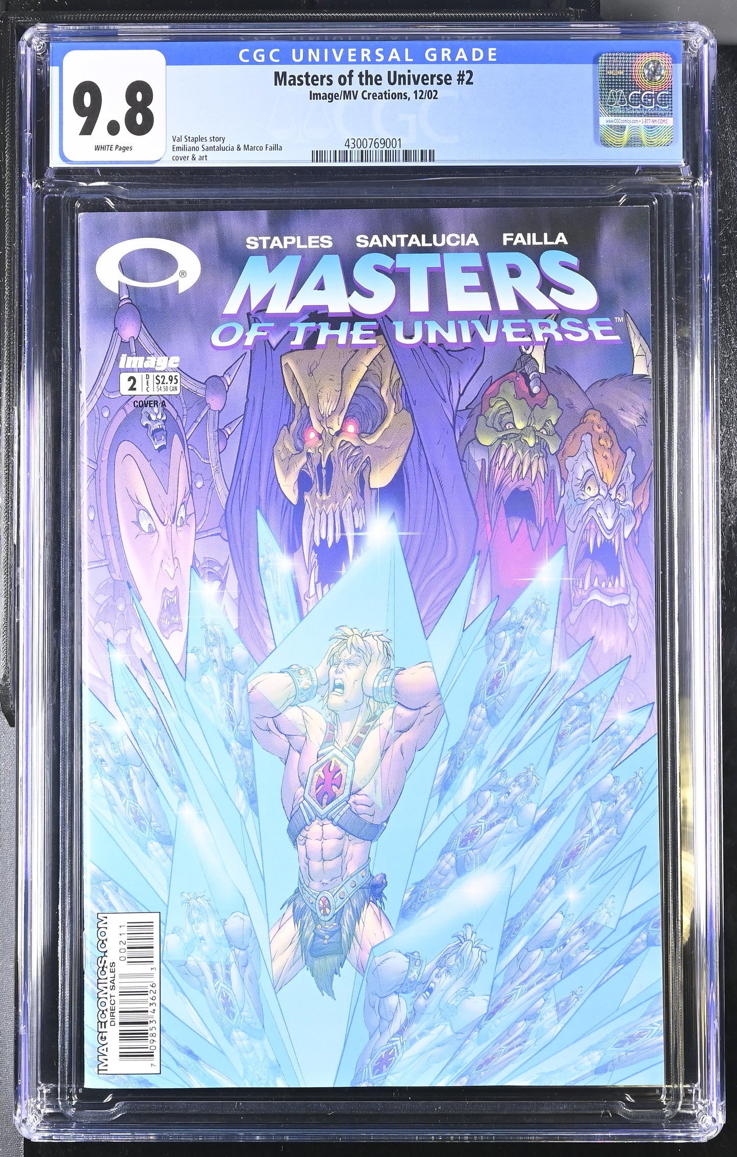 2002 Masters of the Universe #2 Cover A Image/MV Creations CGC 9.2 POP 5