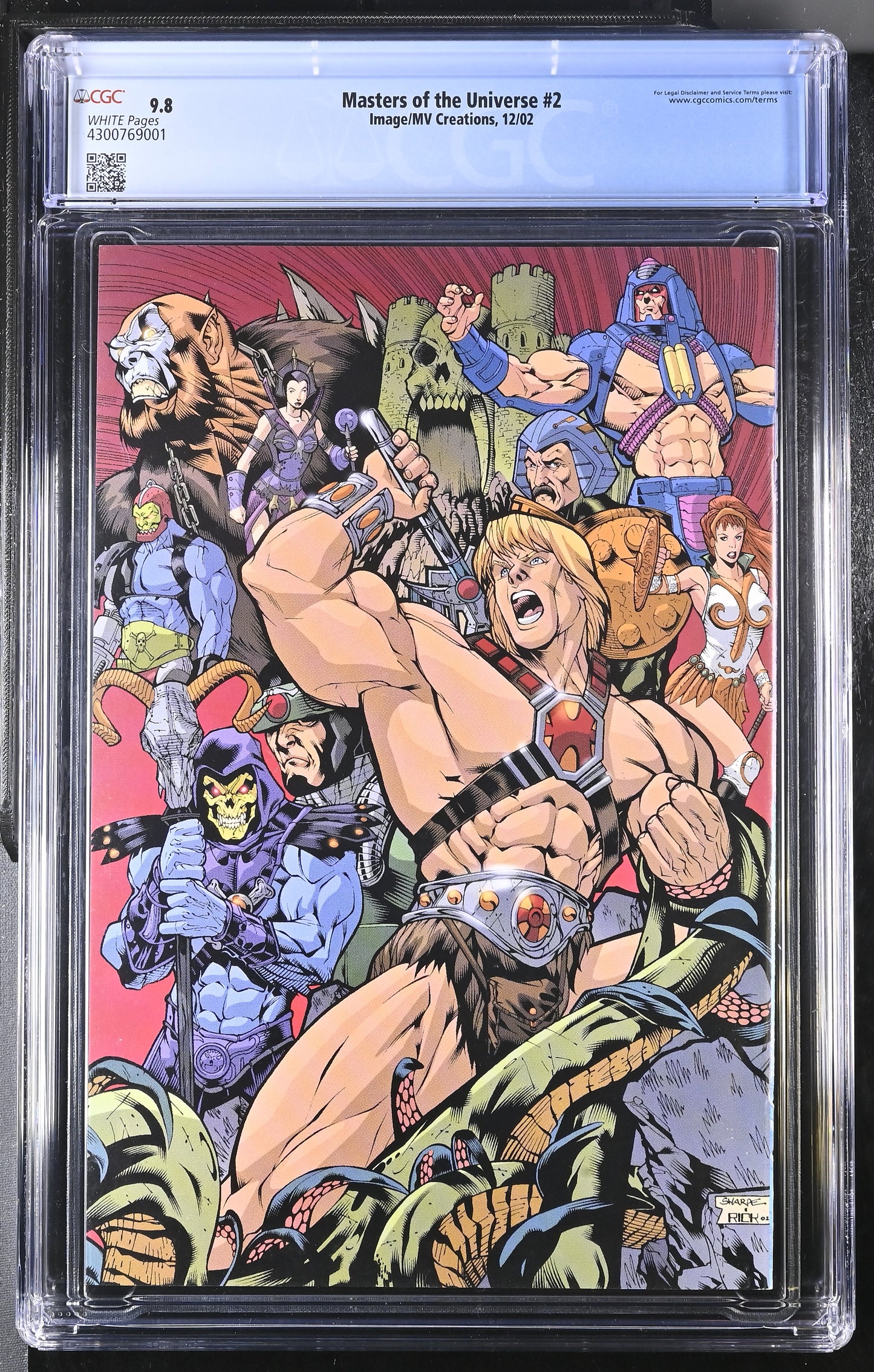 2002 Masters of the Universe #2 Cover A Image/MV Creations CGC 9.2 POP 5