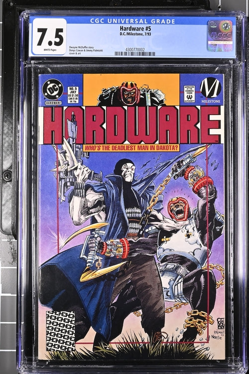 Hardware Issue #1 & #5 CGC 9.2 & 7.5 White Pages DC