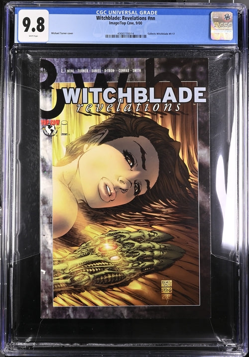 Witchblade Prevailing, Deluxe Collected Edition, Origins, Revelations, Distinctions CGC 9.6 & 9.8 Low POP with Witchblade Action Figurine 13 inches New In Box Michael Turner