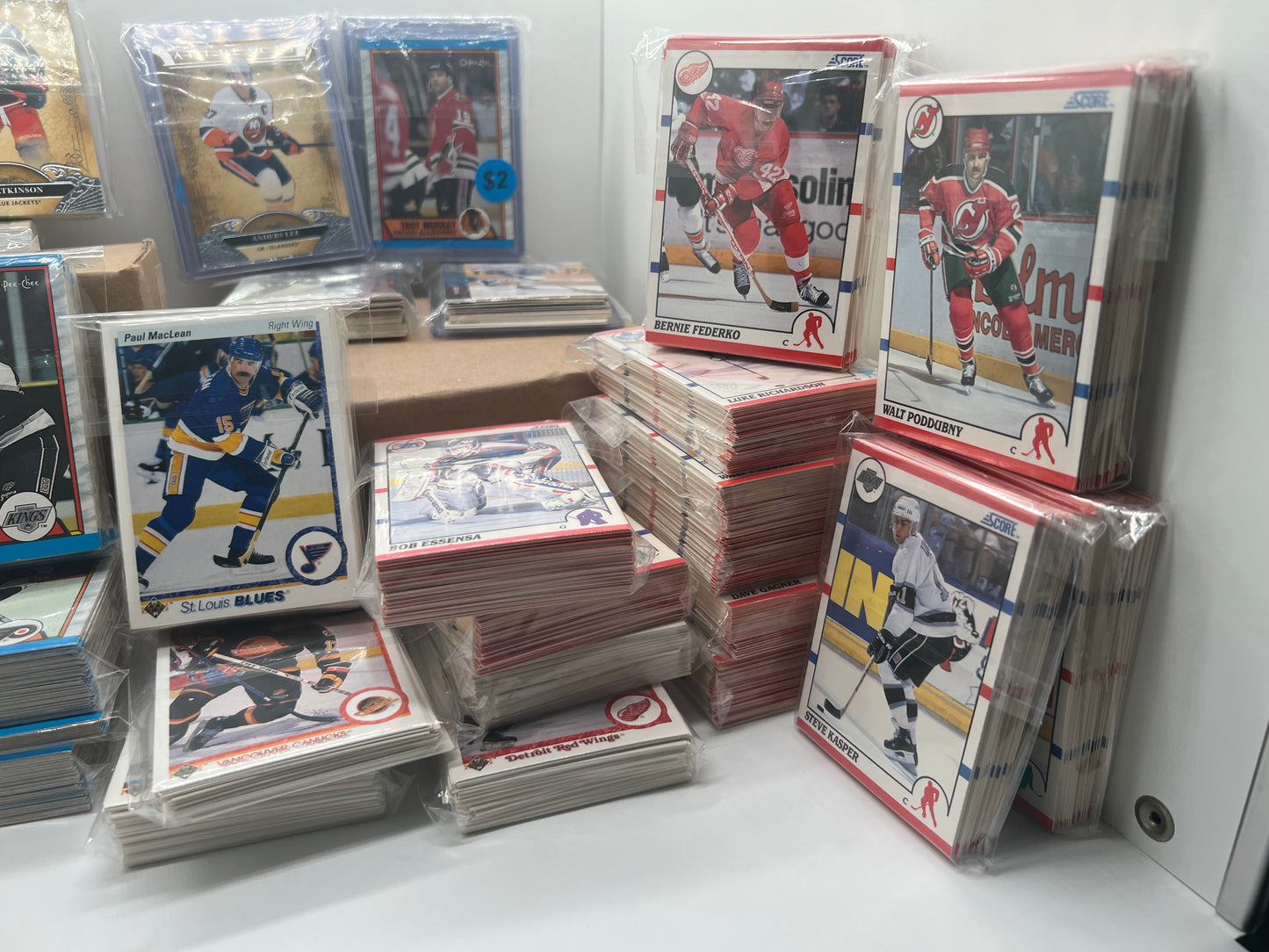 1989-1990's Vintage and 2019-20 Hockey NHL Card Lot (1100 plus)