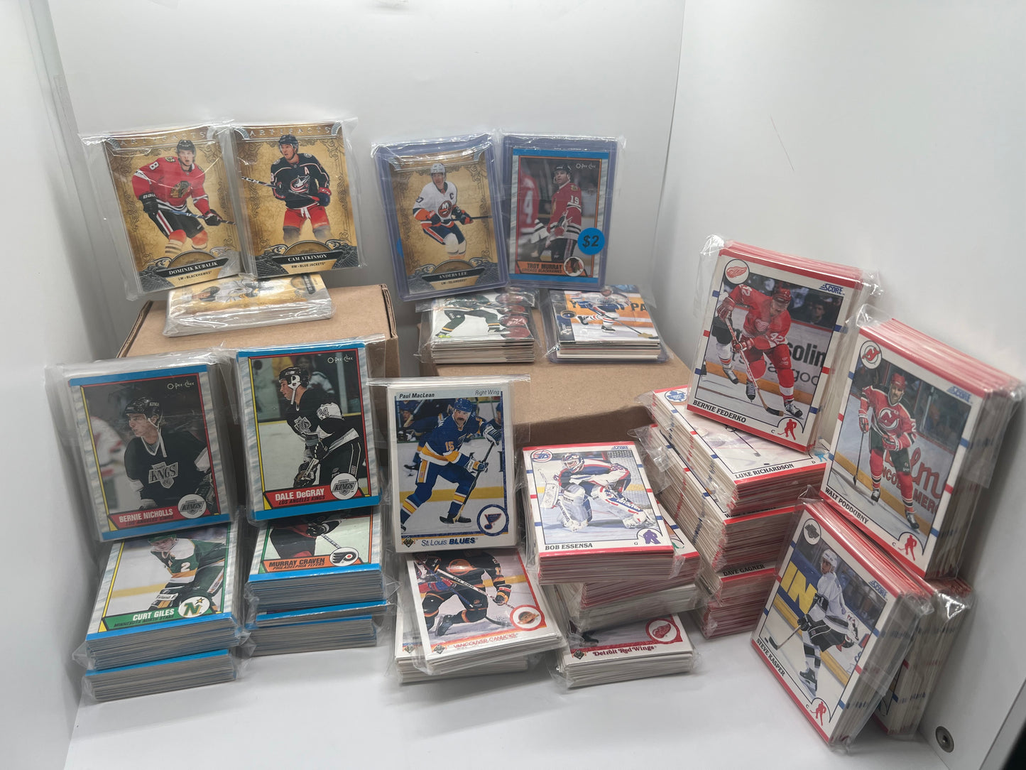 1989-1990's Vintage and 2019-20 Hockey NHL Card Lot (1100 plus)