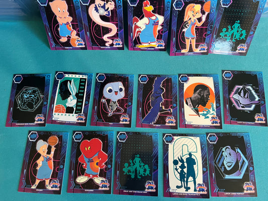 Space Jam Blue Parallel Card Lot (16) Basketball Sport Upper Deck