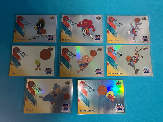 Space Jam In Action Card Lot (8) Basketball Sport Upper Deck