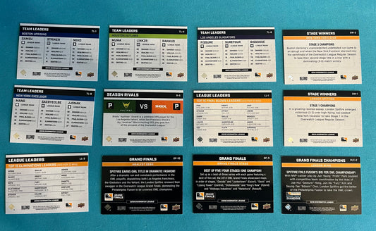 Upper Deck Overwatch League Variant Card Lot