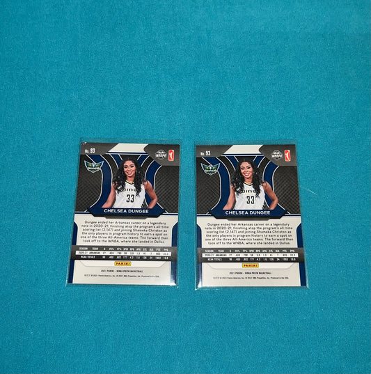 Chelsea Dungee RC #93 Panini Prizm Dallas Wings WNBA (2)