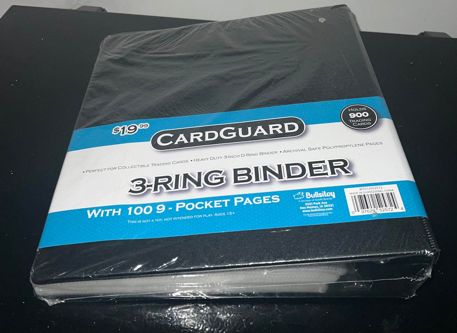 card guard 3 ring binder Cardguard 3-Ring Binder 100 9-Pocket Pages Brand New Holds 900 Plus Cards