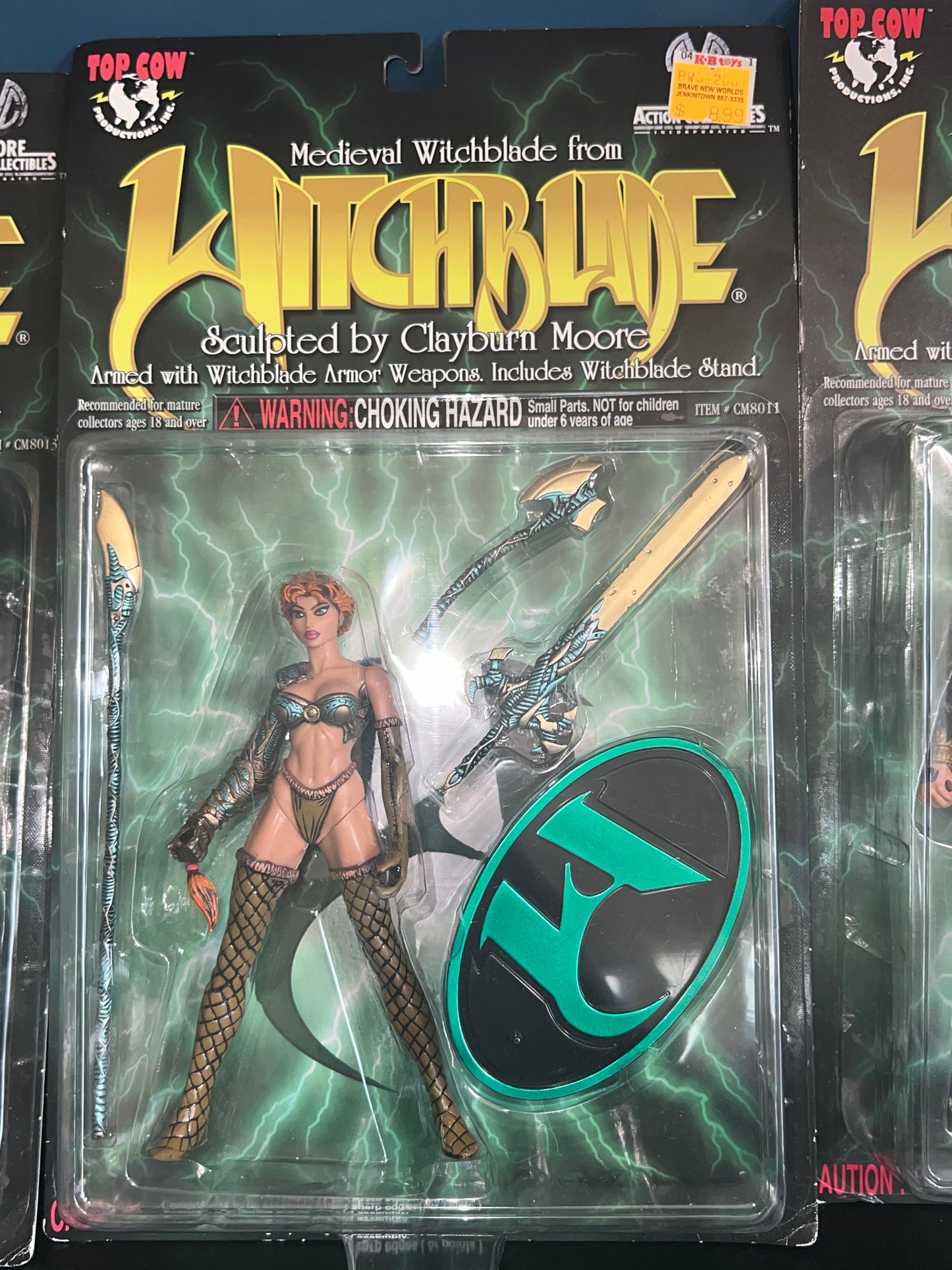 4 Top Cow Witchblade Action Figures Complete Set 1998 Moore