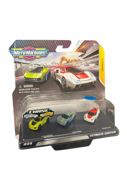 #8 Starter Pack Micro Machines 2020 Series 2 Ultimate Exotics Race Cars