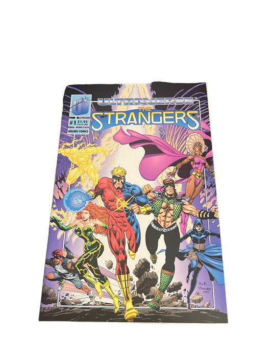 Ultraverse The Strangers #1 White Pages ~ 1993 Malibu Comic