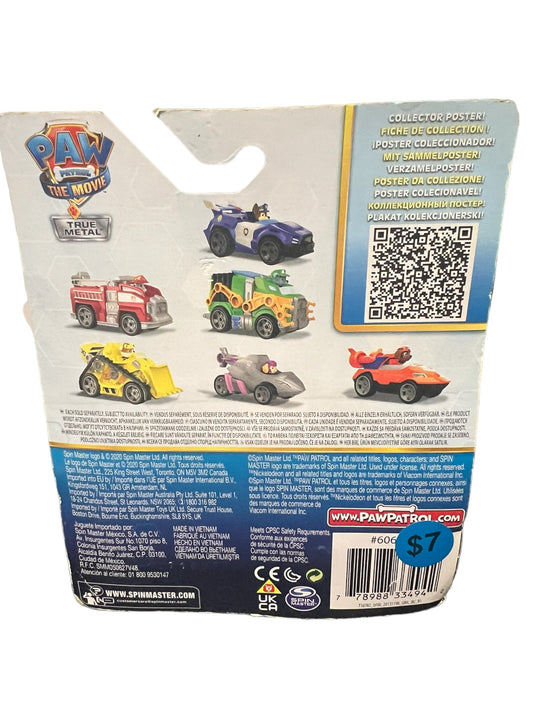 Nickelodeon PAW Patrol: The Movie Skye Die-Cast Vehicle True Metal Car Toy
