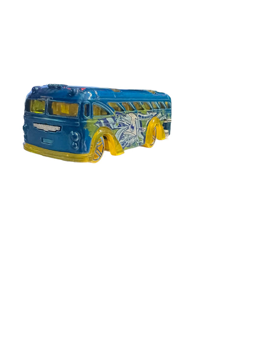 Hot Wheels 2000 Surfin' School Bus Rare Model 1186MJ, 1, NL, Malaysia Blue
