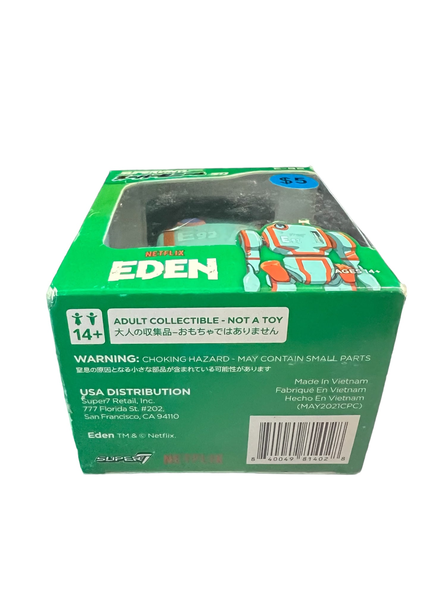 Super7 Netflix Anime Eden Supervinyl Action Figure (Sara -18 Super7 Netflix Anime Eden Supervinyl Action Figure (Sara -18