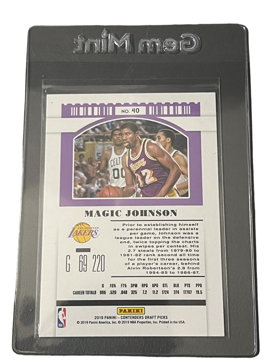 2019-20 Panini Contenders Draft Picks Variations #40 Magic Johnson