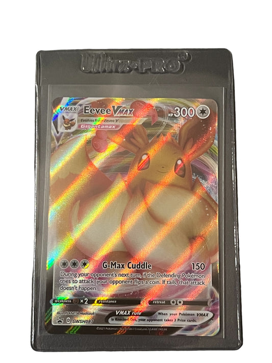 Eevee Vmax Pokemon TCG Black Star Promo SWSH087 2021 Ultra Rare Mint