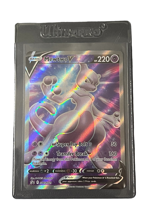 Pokemon GO Mewtwo V Full Art Promo (SWSH229)