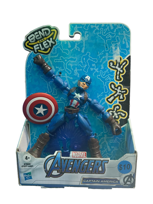 Marvel Avengers Bend and Flex Captain America Action Figure