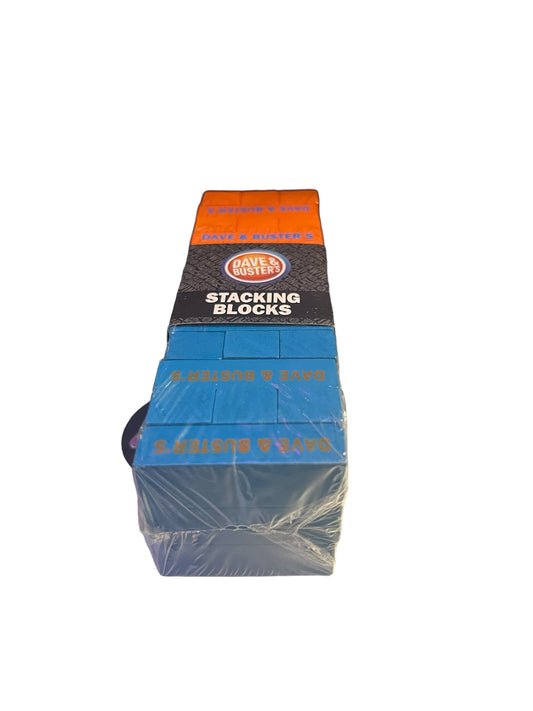 Dave & Buster's Jenga Stacking Blocks 7 inches Tall Travel Size