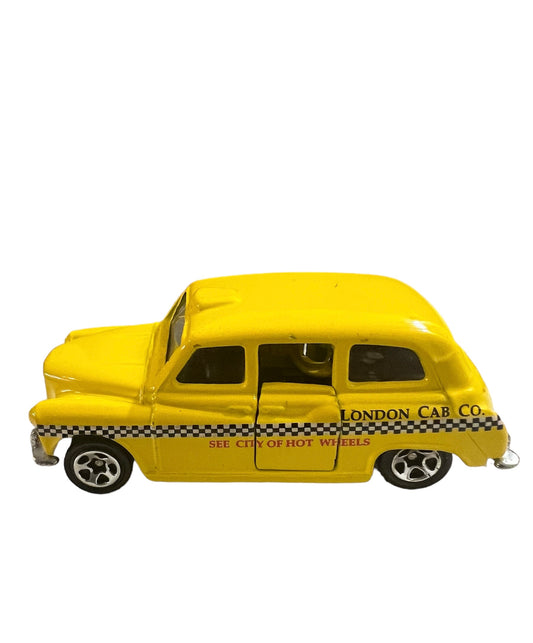 96' Vintage *Hot Wheels* London Taxi Cab/ Collector #619/ Yellow/ Loose