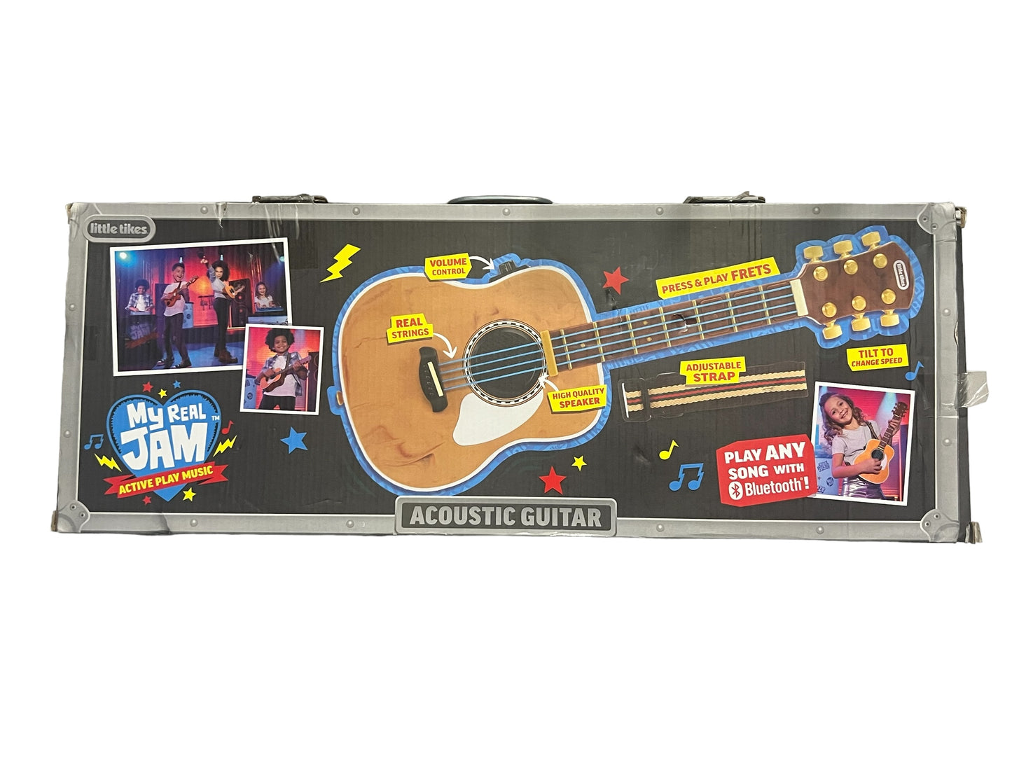 Little Tikes My Real Jam Acoustic Guitar With Bluetooth