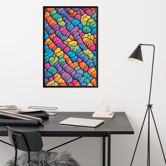 Bubble Gum - Framed matte paper poster
