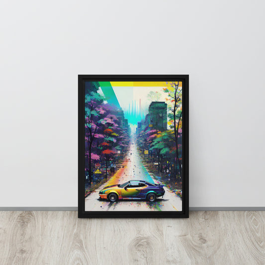 Autumn Boulevard - Framed Canvas