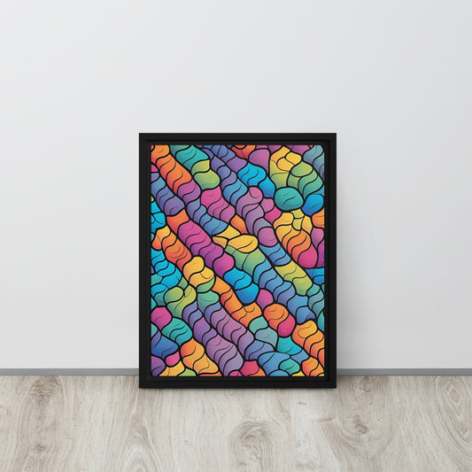 Bubble Gum - Framed Canvas
