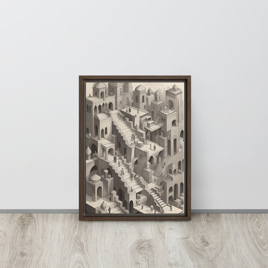 Beyond the Shadows - Framed Canvas