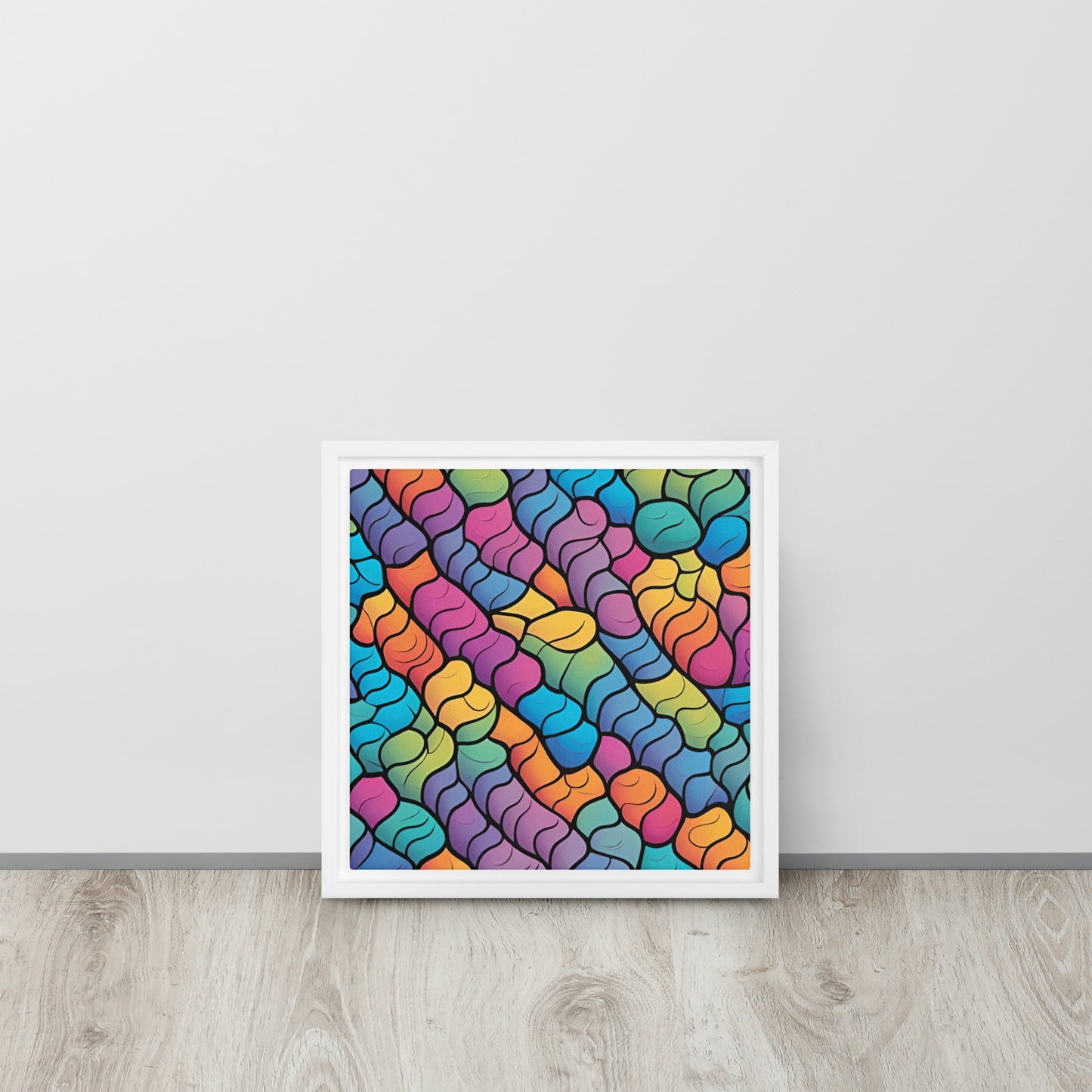 Bubble Gum - Framed Canvas