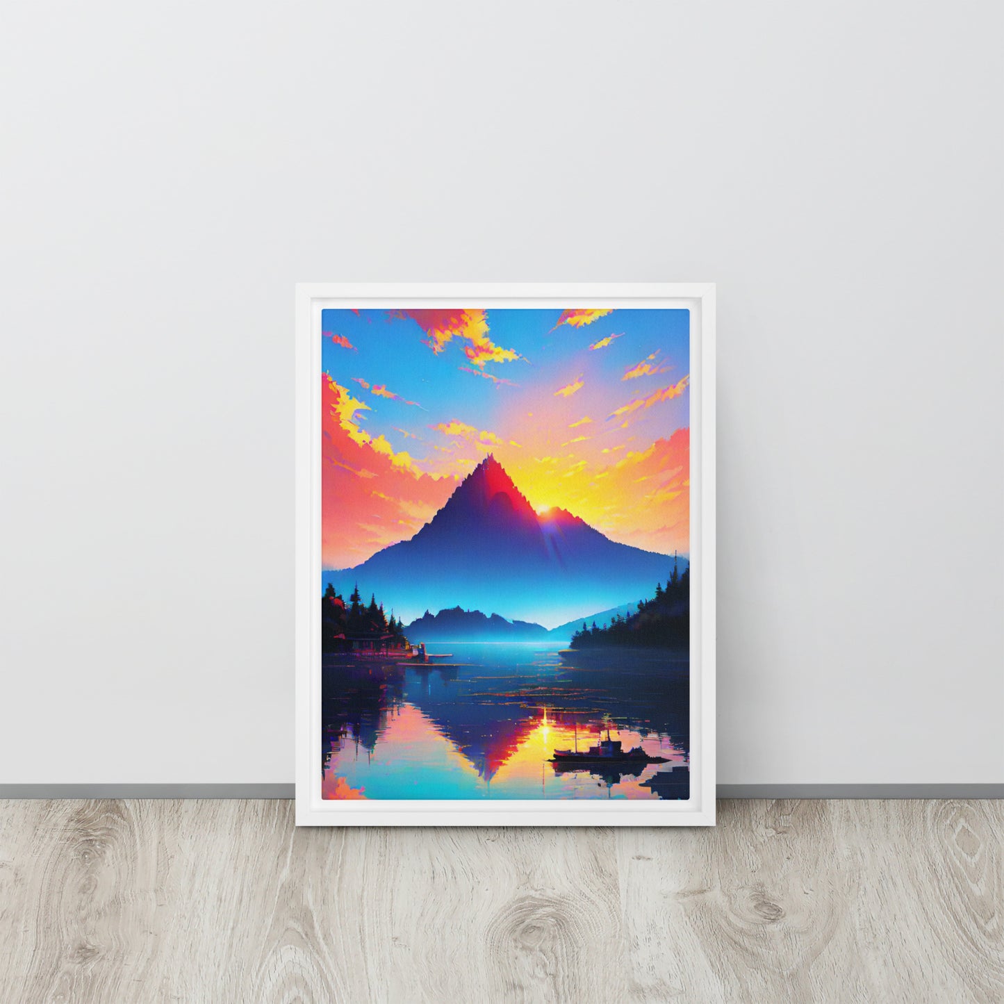 Crystal Lagoon - Framed Canvas