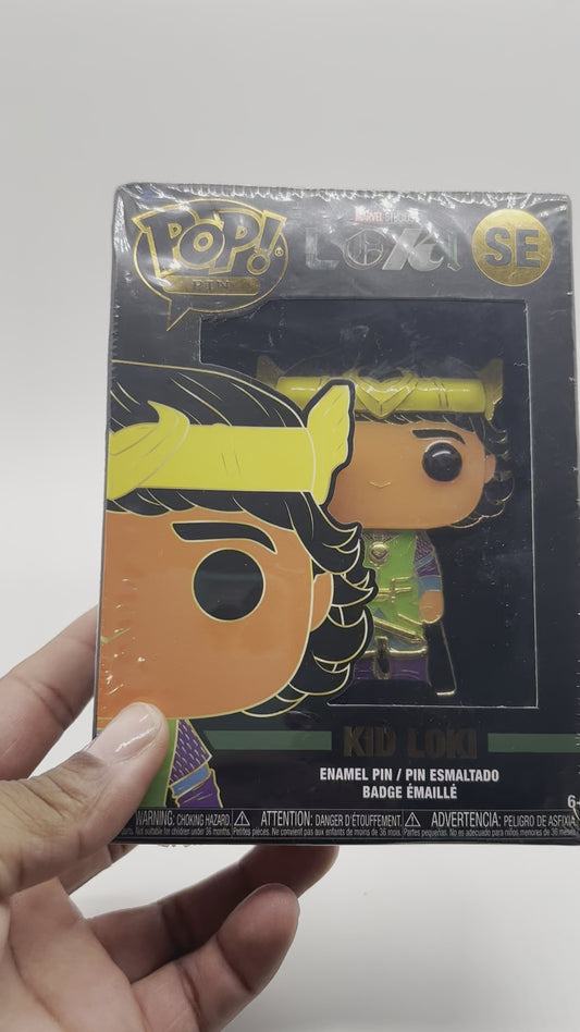 Funko Pop Enamel Pin Kid Loki SE