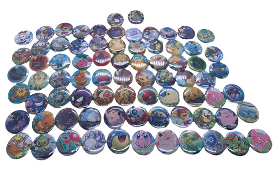 Pokemon Pin-Back Buttons | Medium Size