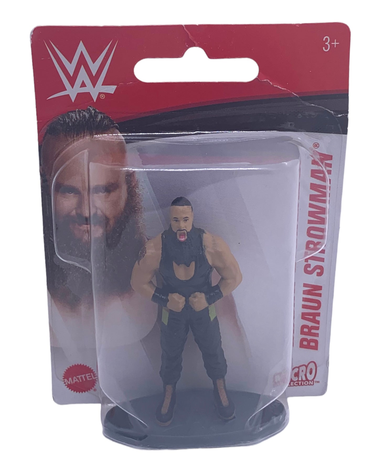 WWE Braun Strowman Mattel Micro Collection 3" Tall Mini Action Figure