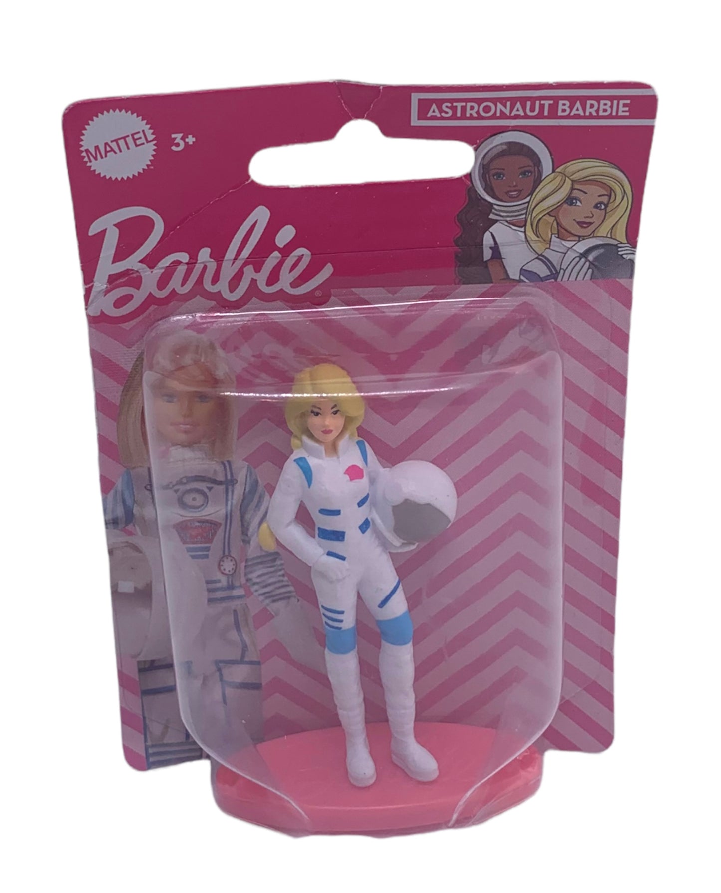 Mattel Micro Barbie Astronaut 3" Figure / Cake Topper Astro Girl