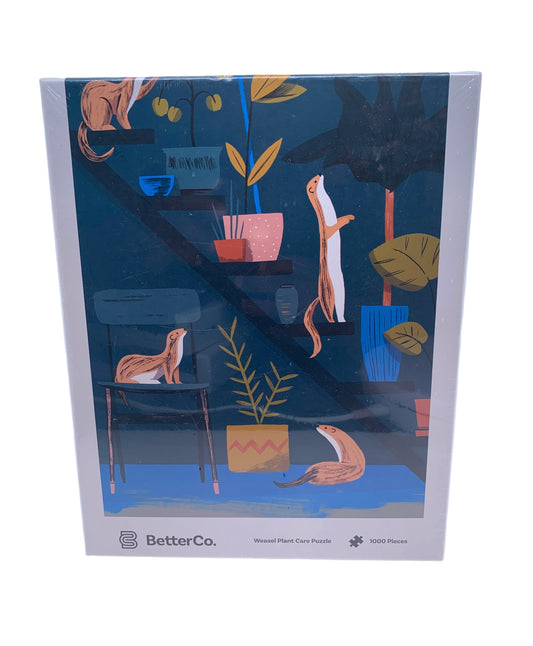 BetterCo Weasel Plant Care Jigsaw Puzzle 1000 Pieces
