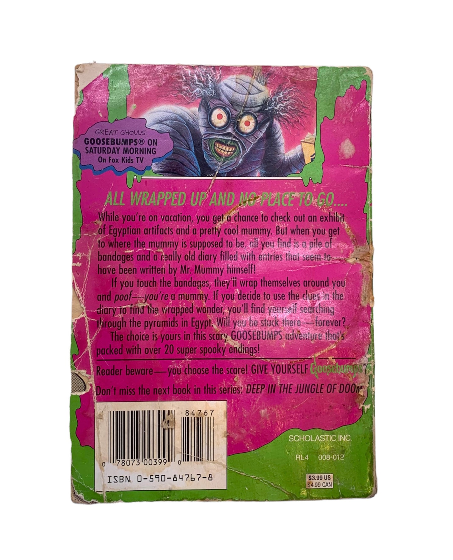 Goosebumps Diary of a Mad Mummy